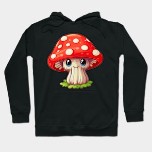 Cute Kawaii Happy Mushroom Hoodie